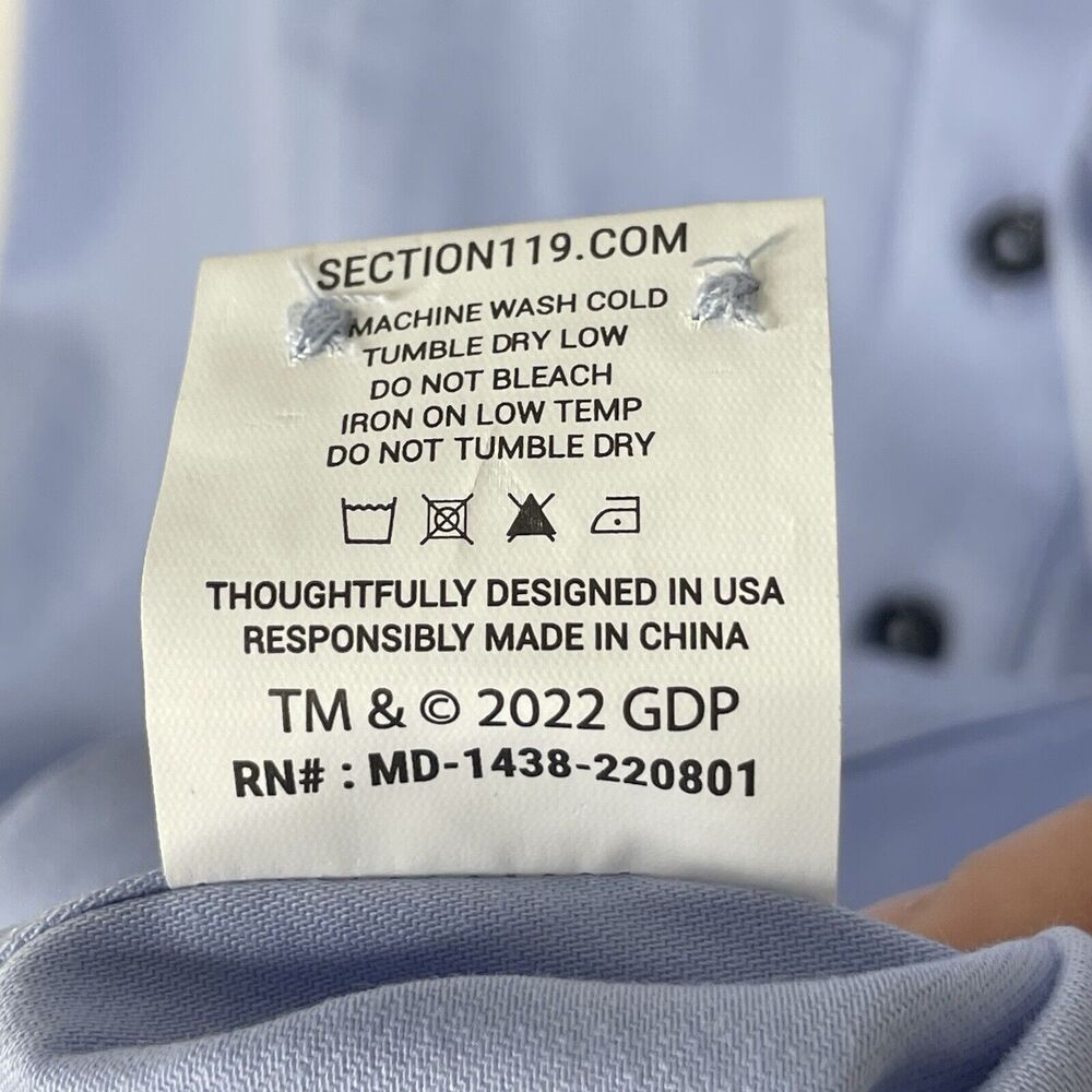 Grateful Dead Button Up Shirt Mens S Light Blue Band Tee Cotton Retro Graphic - Picture 10 of 10